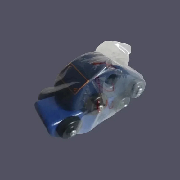 Tiny Tims vtg toy factory wooden cars set of 2 blue color - Picture 7 of 7